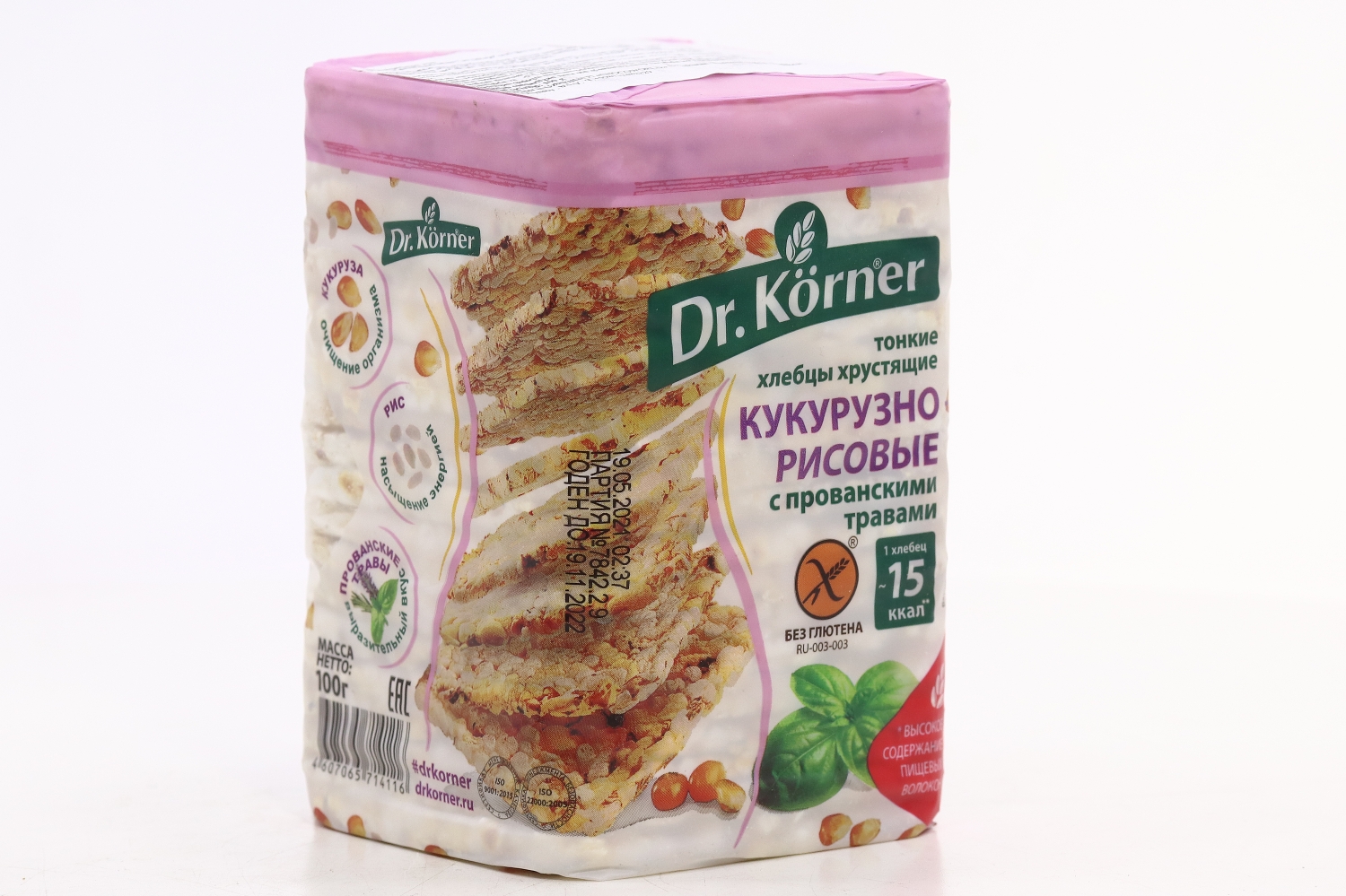 Злаковый десерт Dr Korner рисовый